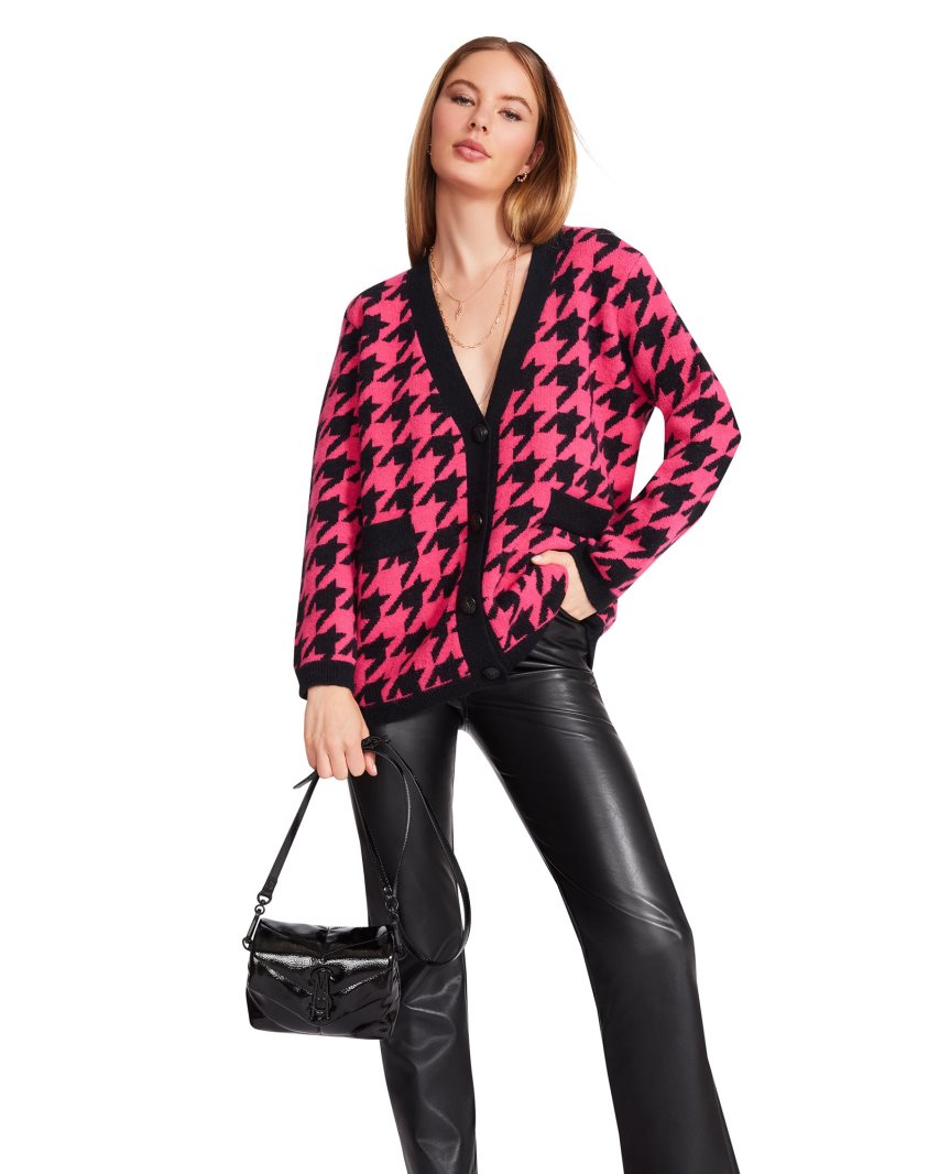 Pink Steve Madden Marina Women's Cardigan | PH 1945ALT